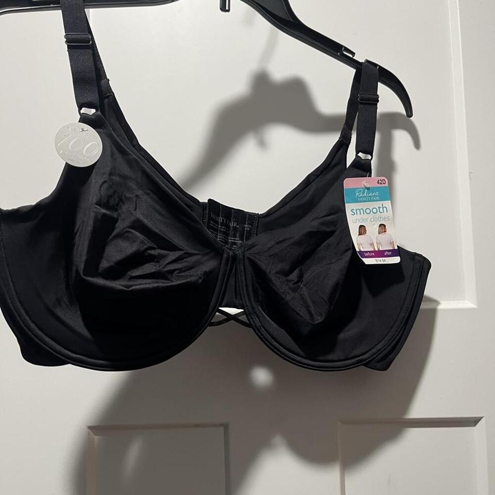 Vanity Fair Black Wired Bra